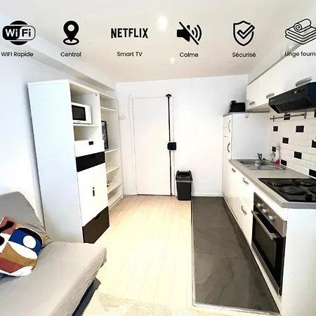 Bright 1 Bedroom First Floor Near Republique 10 *